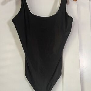 Wild Fable evening-type black 1 inch straps bodysuit. Size  M